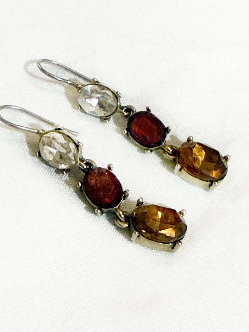 Boho Stone Dangle Drop Earrings Gemstone
